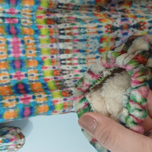 NWT Natural Life Colorful Patterned Women's Cosy Jumpsuit Sz Small New - Picture 3 of 5